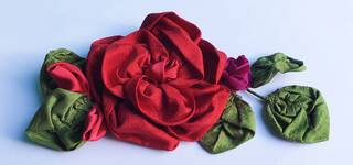 In Practice: Gathered Fabric Flowers photo