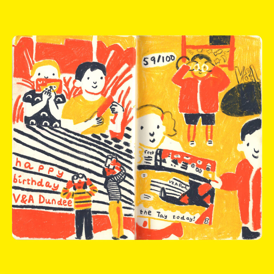 Upstart at V&A Dundee Bright and Bold Talk at V&A Dundee · V&A