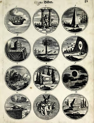 Book of emblems in Latin