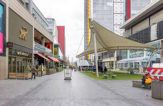 'The Street' at Westfield, en route to V&A East Museum