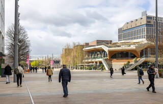 Endeavour Square, en route to V&A East Museum