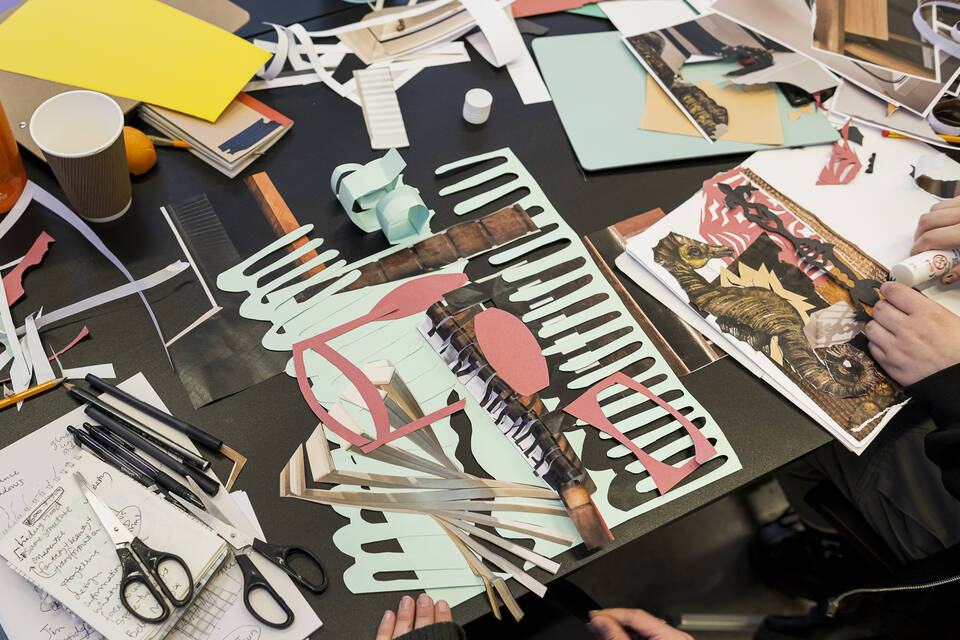 Aaram Hours Zine Making