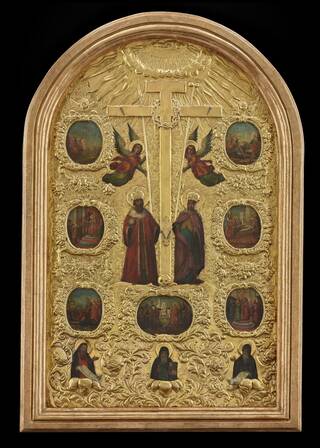 icon of the Exaltation of the Holy Cross  from National Preserve ‘Kyiv-Pechersk Lavra’
